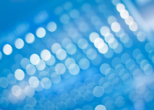 Premium Photo | Blurred blue bokeh light abstract