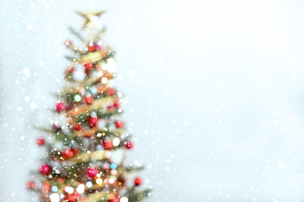 Premium Photo | Blurred of christmas tree