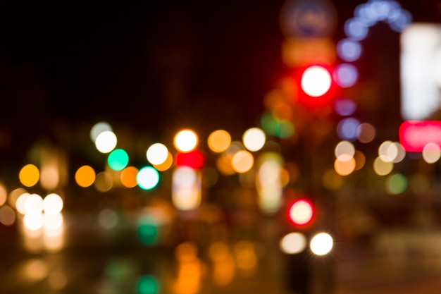 Free Photo | Blurred city lights