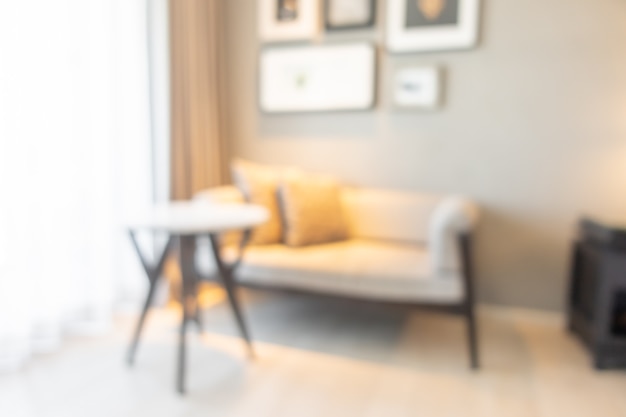 Premium Photo | Blurred living room interior