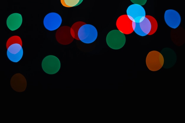 Free Photo | Blurred specks of garland light