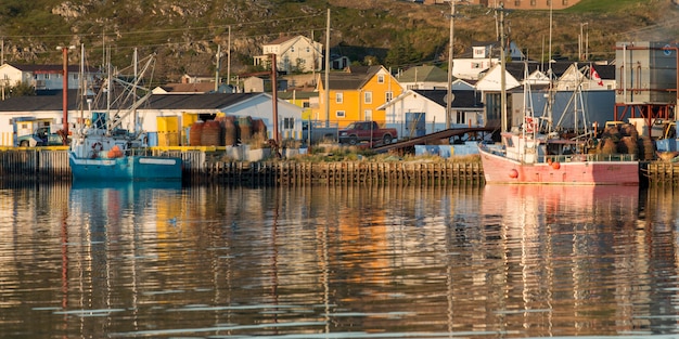 Premium Photo | Boats at harbor, twillingate, south twillingate island ...