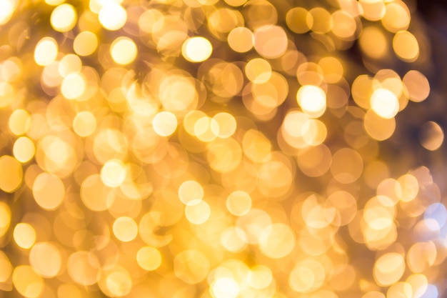 holiday background gold bokeh