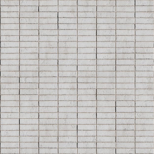 Seamless Texture Of White Brick Square Bonding Background, Brick