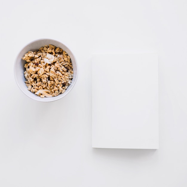 Download Free Photo Booklet Mockup With Cereals