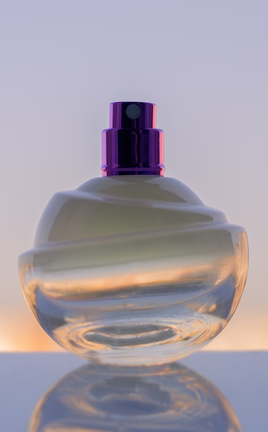 light pink bottle perfume