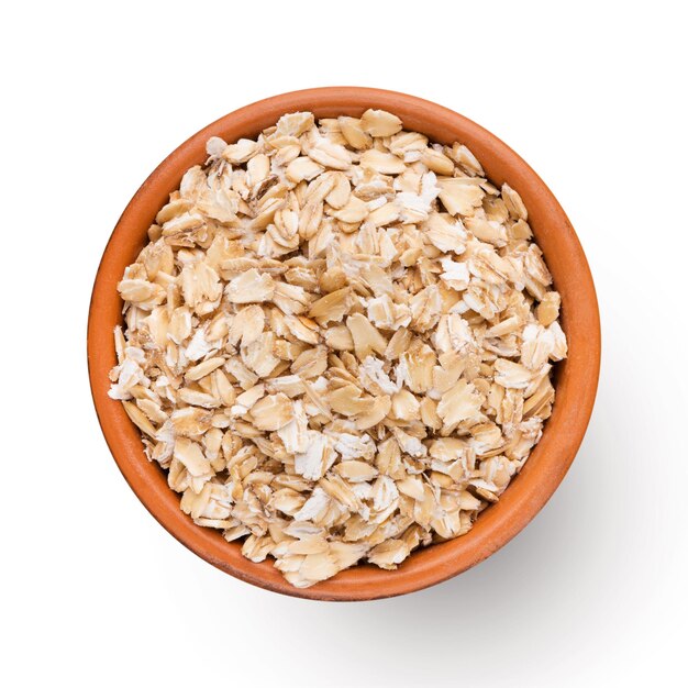 Premium Photo | Bowl of muesli isolated on white background ...