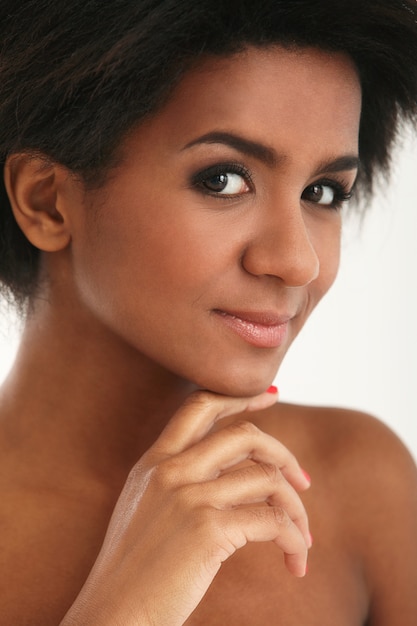 Brazilian Woman Portrait Perfect Tanned Skin Free Photo 