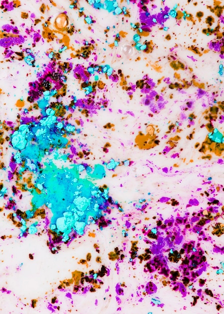 Bright painted multicolor water Free Photo