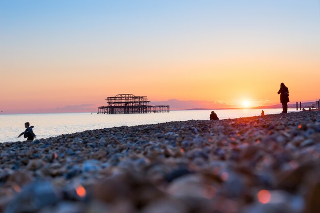 Premium Photo Brighton Pier And Beach England