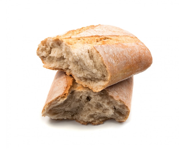 Premium Photo Broken Bread Isolated