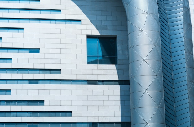 Free Photo | Building facade with a window and a ventilation pipe