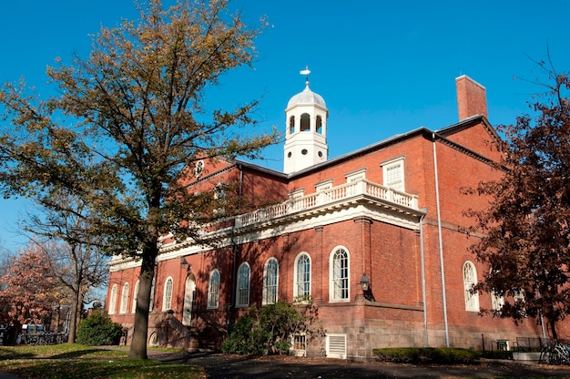 Buildings on the campus of harvard university in boston, massachusetts ...