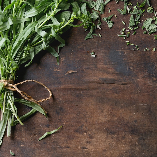 Premium Photo Bundle Of Fresh Italian Herbs