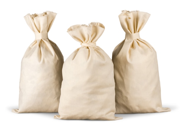 Premium Photo | Burlap sacks