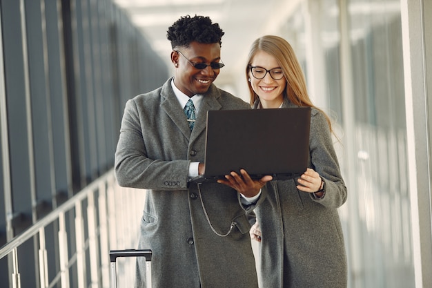 Free Photo | Businessman with his partner working in a office