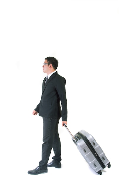 businessman with suitcase