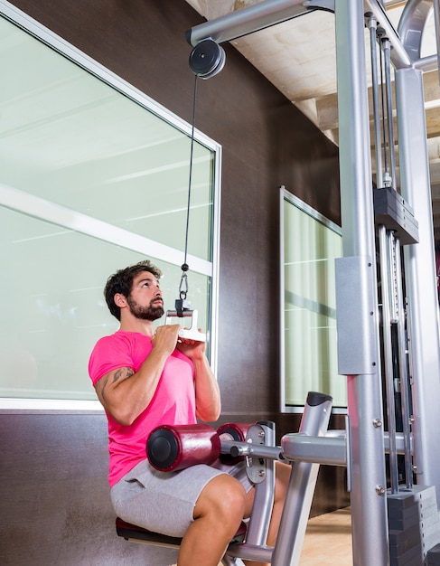 Cable straight Arm Pulldown