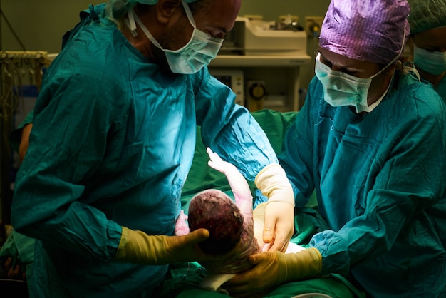 Caesarean section Photo | Premium Download