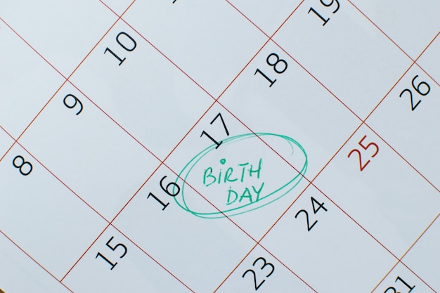 Календарь С Фото С Днем Рождения