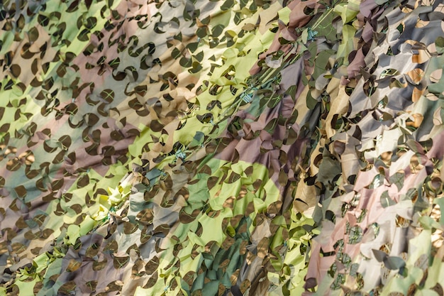 Premium Photo Camouflage Mesh Hidden Military Objects