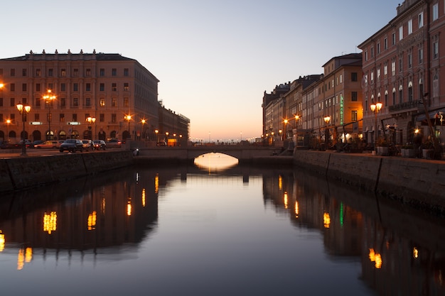 Premium Photo Canal Grande Trieste