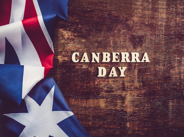 Premium Photo Canberra Day With Australian Flag 0430