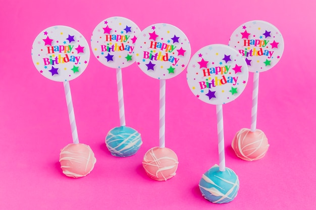 Free Photo | Candies with congratulations