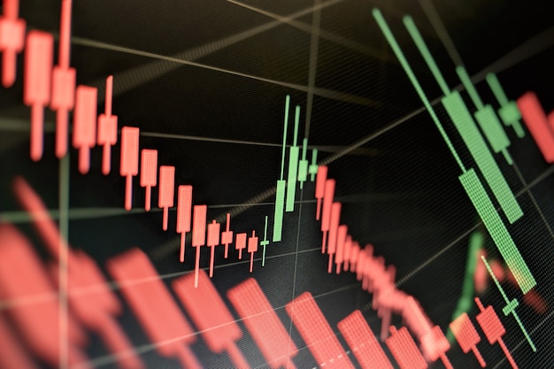 Premium Photo | Candle stick graph chart of stock market investment ...