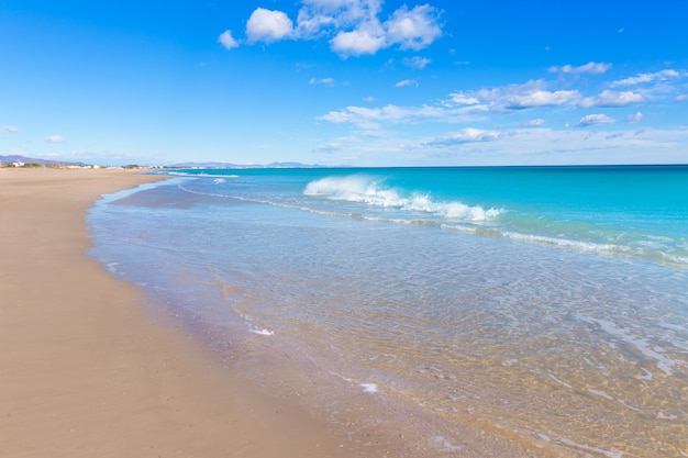 Premium Photo | Canet de berenguer beach in valencia in spain