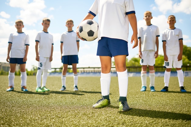 Premium Photo | Captain Of Football Team