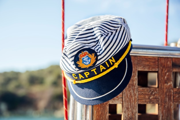 sailboat captain hat