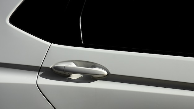 Car Door Handle And The Shadow Photo Premium Download