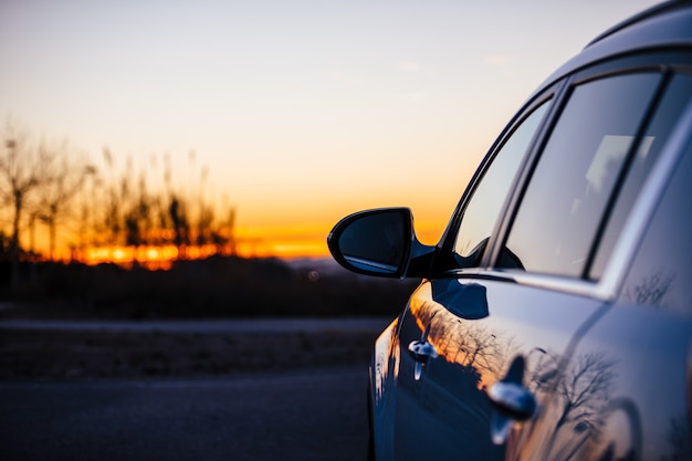 Premium Photo | Car rearview