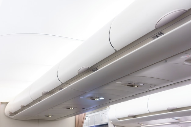 overhead luggage compartment