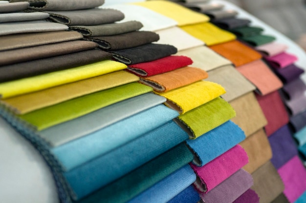 Premium Photo | Catalog of multicolored cloth from matting fabric ...