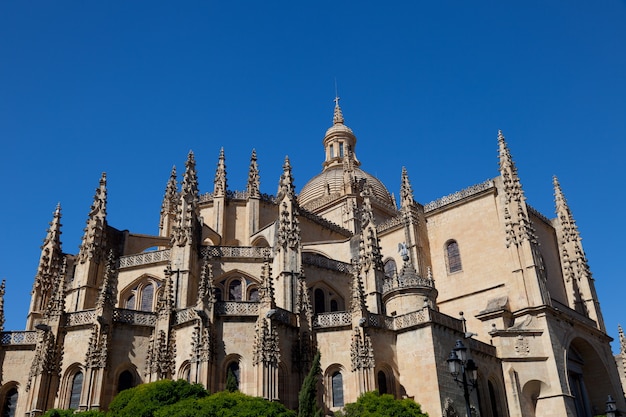 スペイン セゴビア大聖堂 プレミアム写真