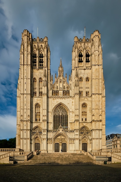 Premium Photo | Cathedral Of St. Michael And St. Gudula In Brussels ...