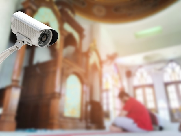 Cctv System Security Or Security Camera Monitoring In The
