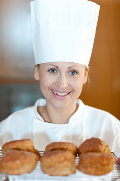 young chef baking set