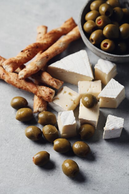 Download Free Photo Cheese Olives And Cheese Breakdsticks