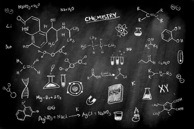 chalk chemical name and formula