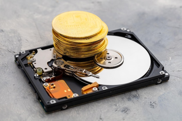 cryptocurrency hard drive space