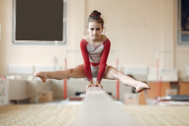 gymnastics bar and beam