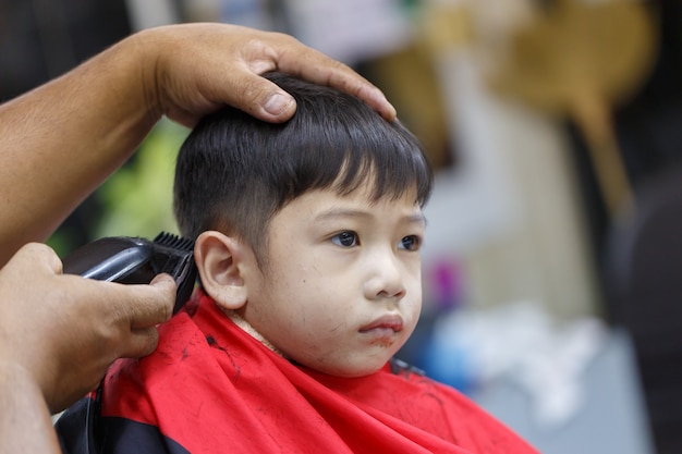 Premium Photo | Children haircut