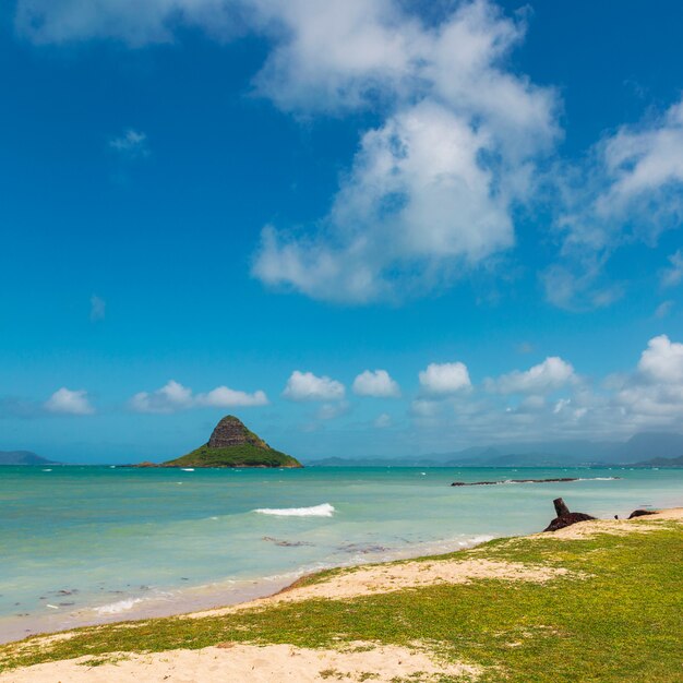 Premium Photo | Chinaman's hat island view and beautiful turquoise ...