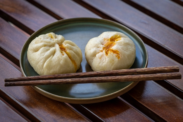 Premium Photo | Chinese dim sum on a plate in a restaurant in vietnam