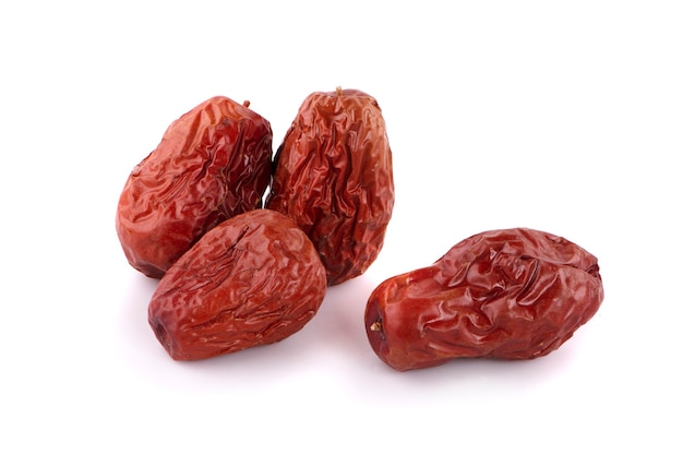 Premium Photo | Chinese dry jujube isolated