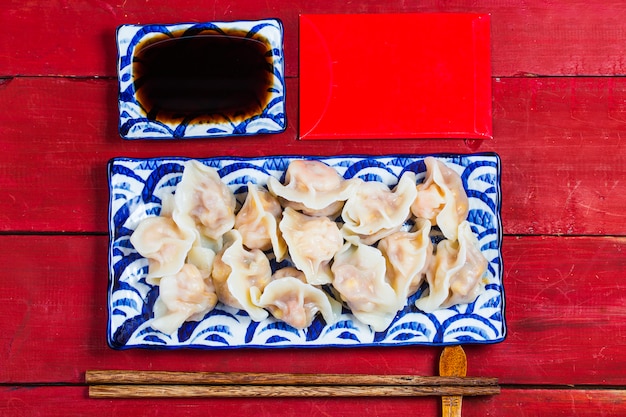 chinese new year food jiaozi