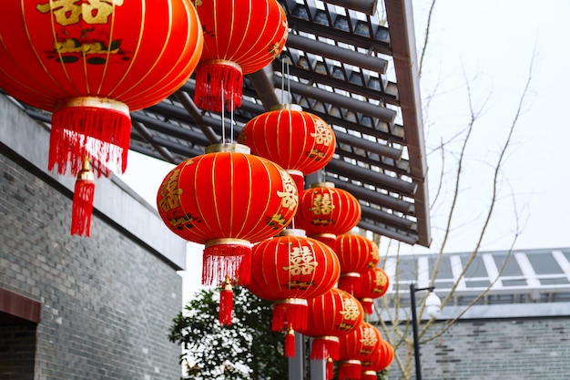 outdoor chinese lanterns